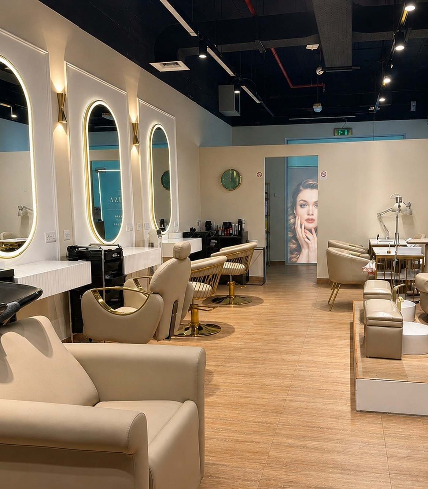 Inside Azema Ladies Salon in JVC Dubai